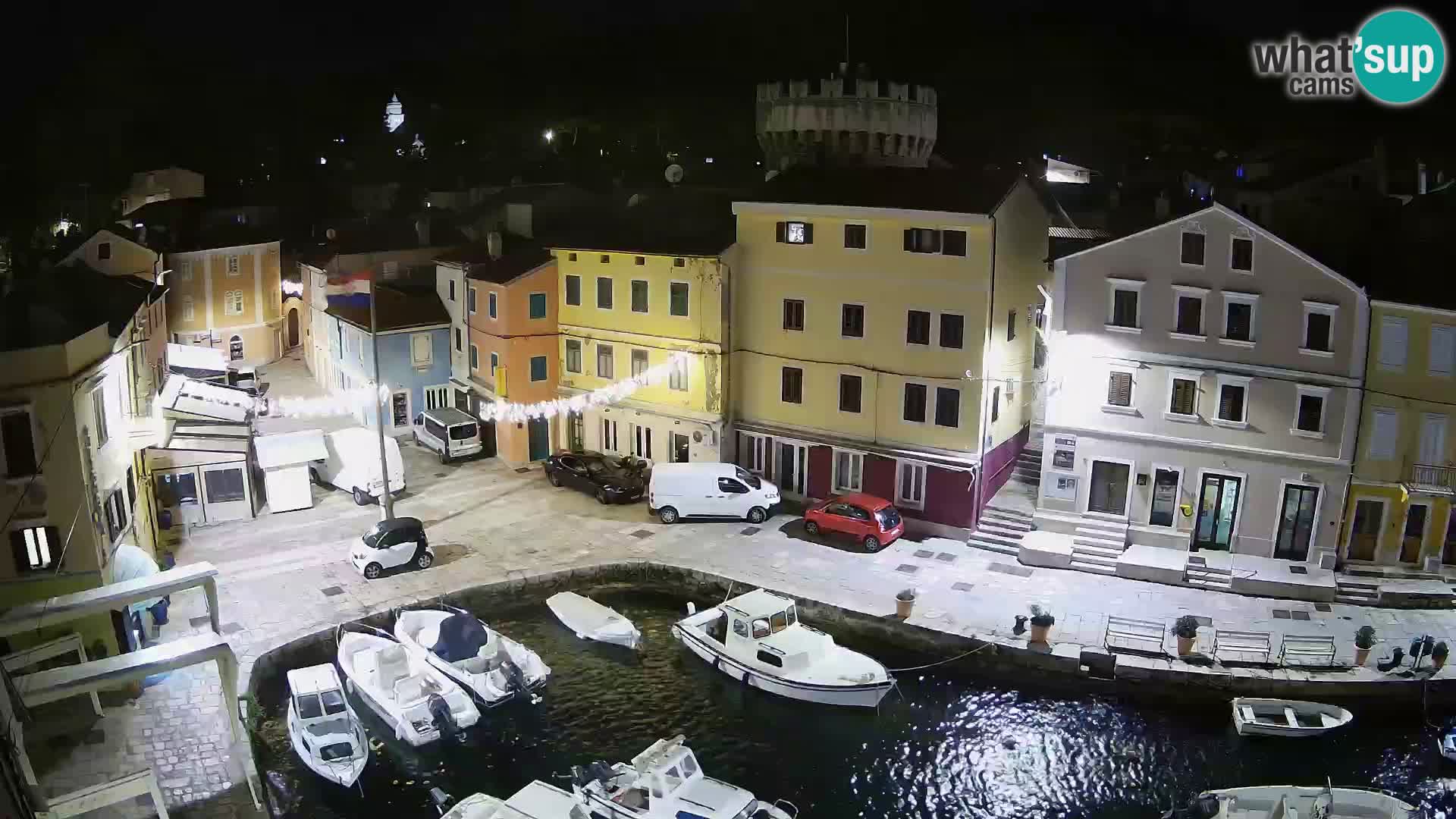 Veli Lošinj web kamera – trgič