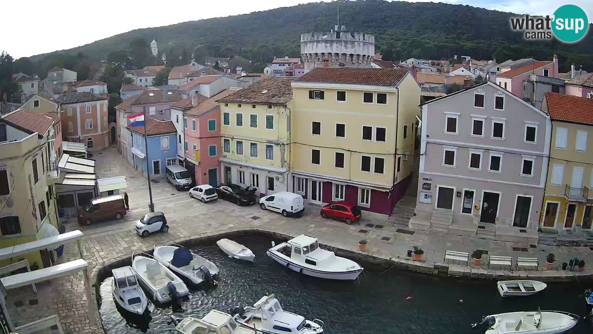 Veli Lošinj camera en vivo – plaza
