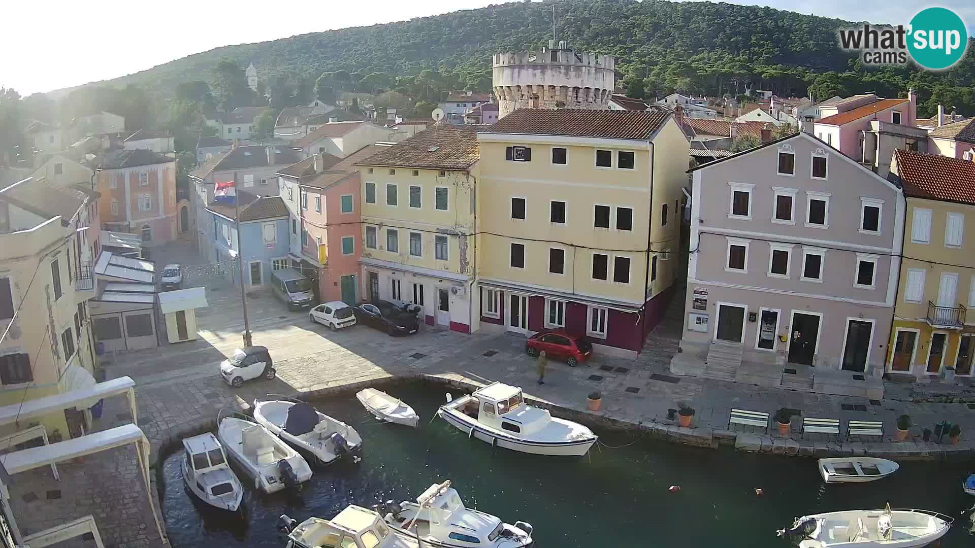 Veli Lošinj camera en vivo – plaza