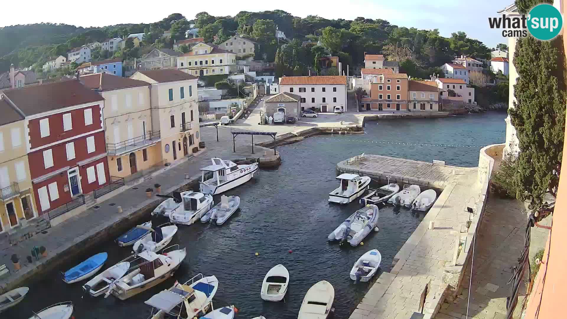 Veli Lošinj spletna kamera – trg