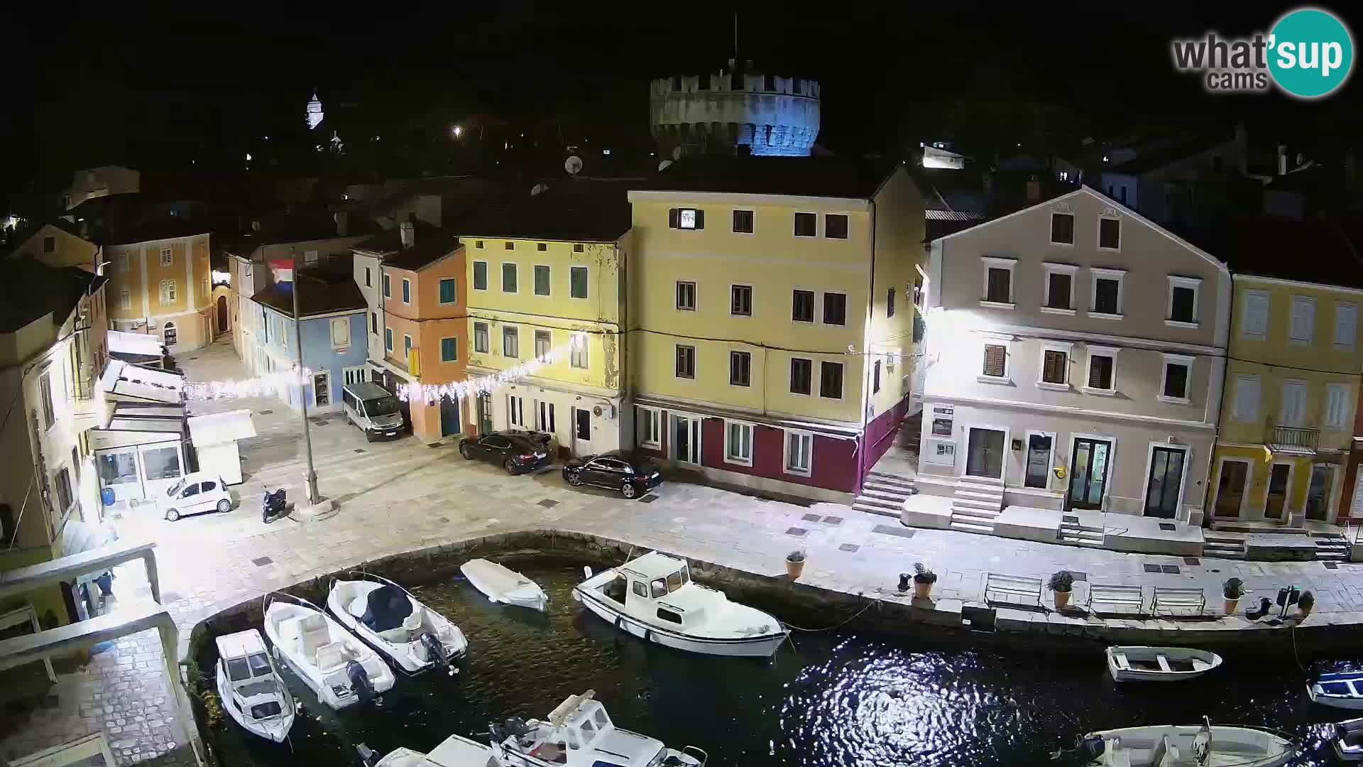 Veli Lošinj camera en vivo – plaza