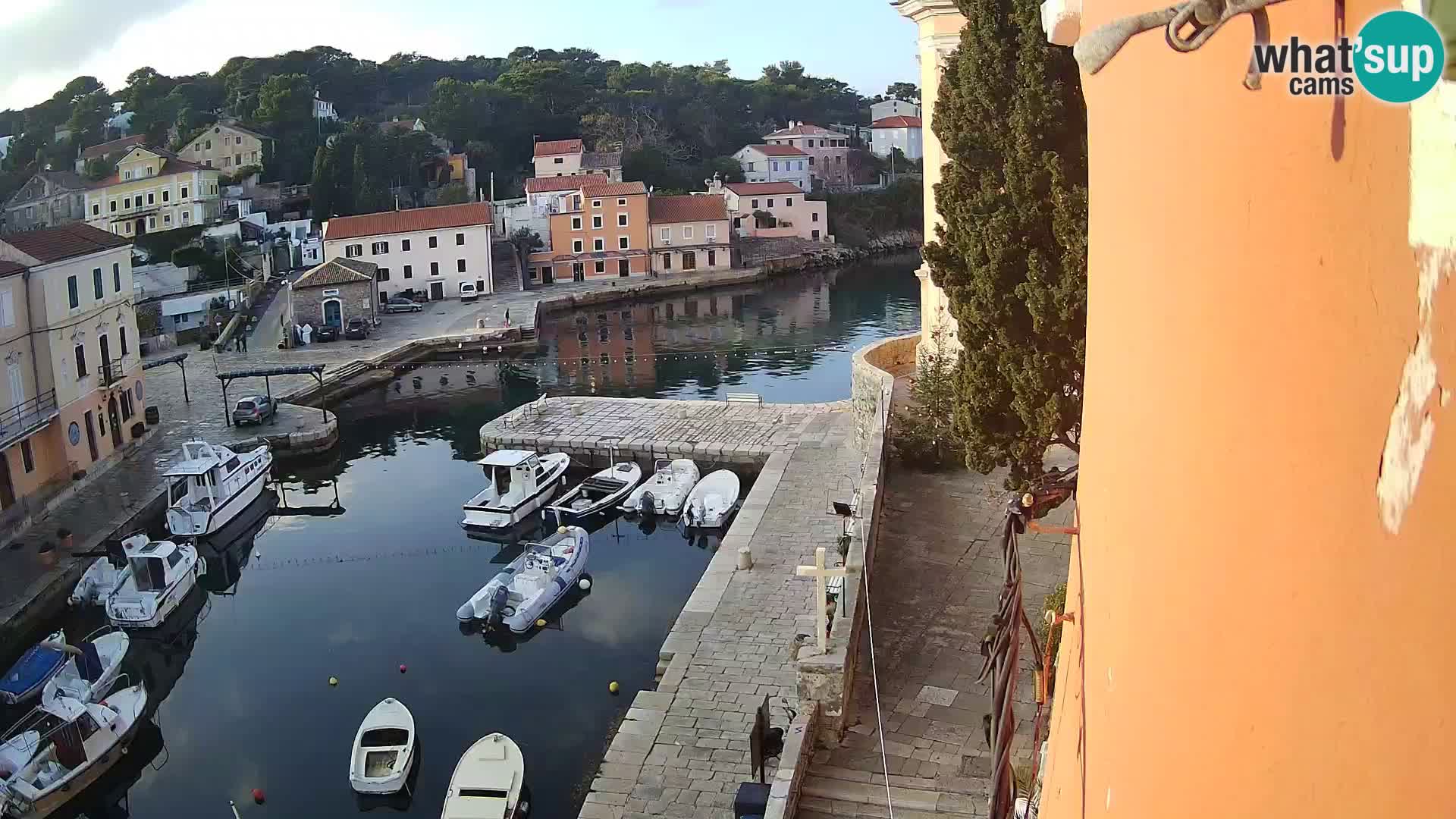 Veli Lošinj camera en vivo – plaza