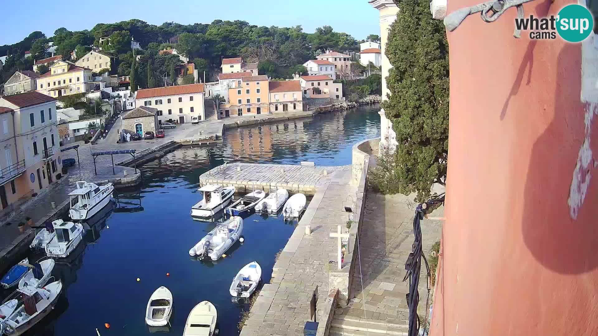 Veli Lošinj camera en vivo – plaza