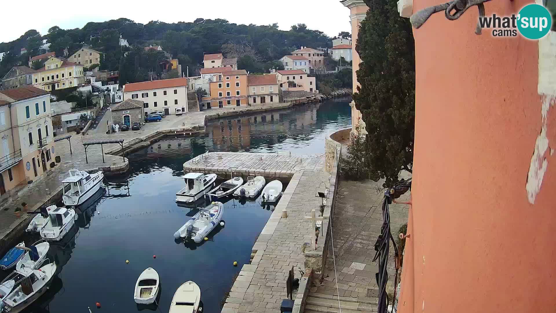 Veli Lošinj camera en vivo – plaza