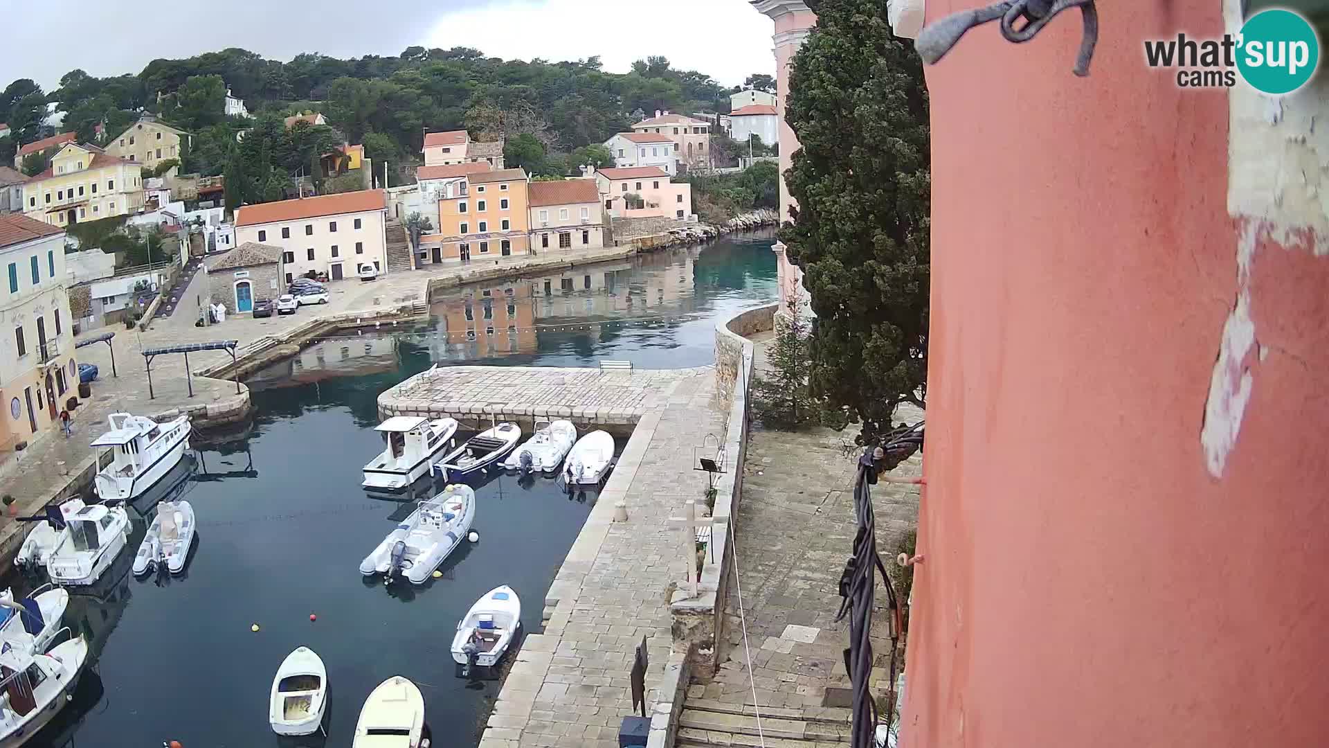 Veli Lošinj spletna kamera – trg