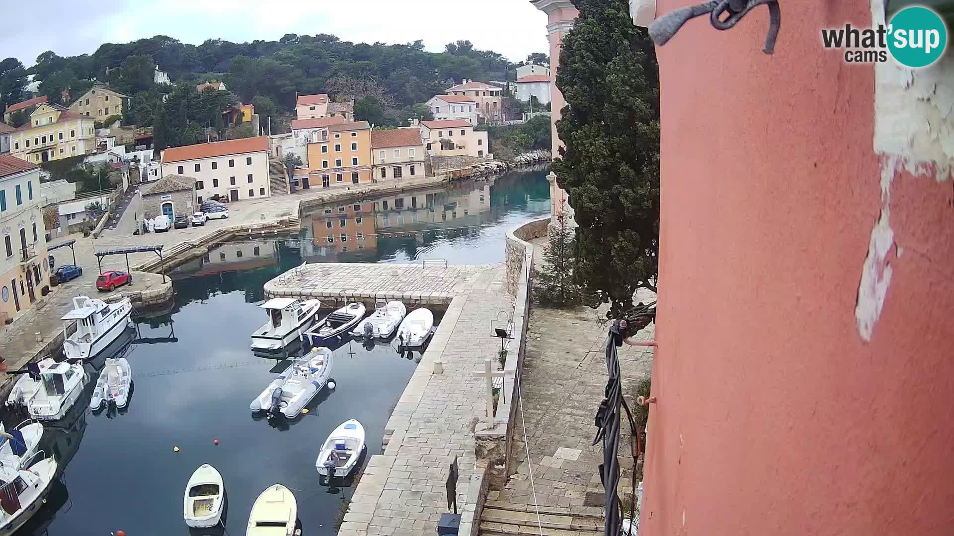 Veli Lošinj web kamera – trgič