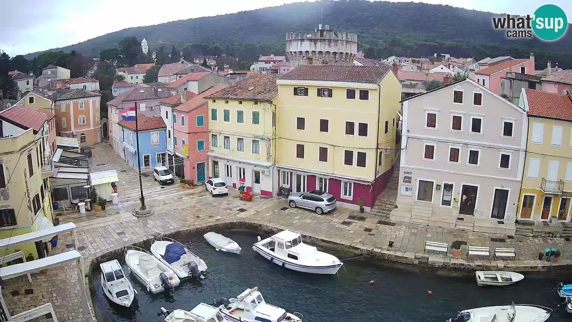 Veli Lošinj camera en vivo – plaza