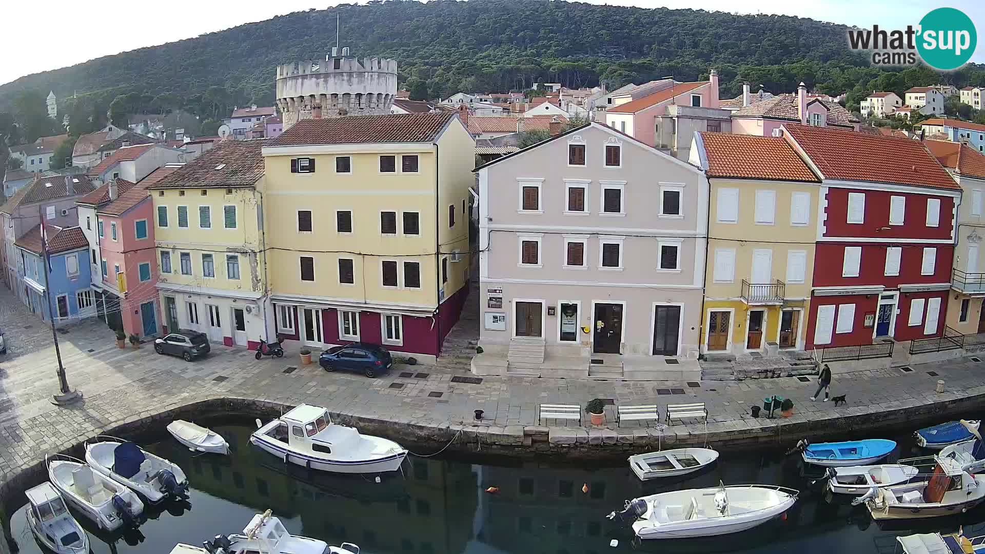 Lussingrande webcam – Piazzetta