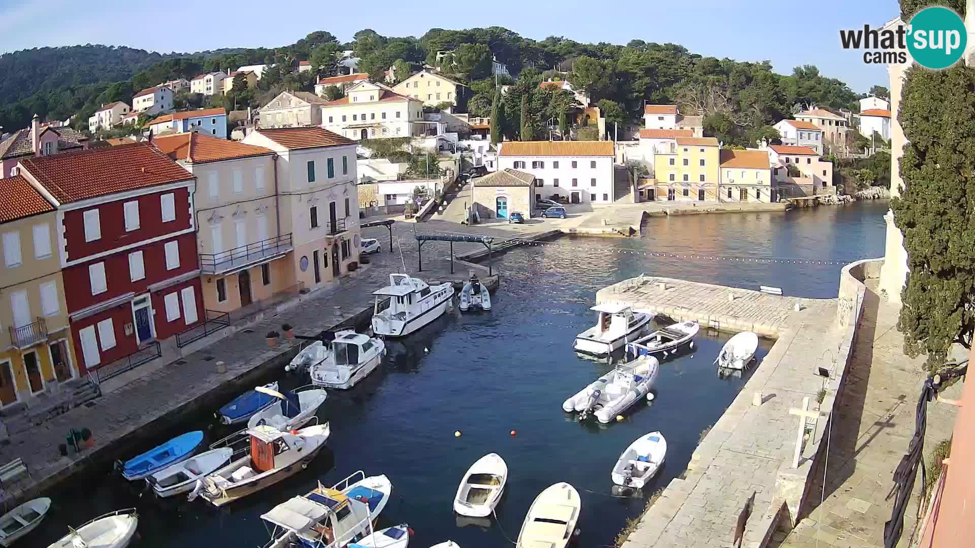 Veli Lošinj camera en vivo – plaza