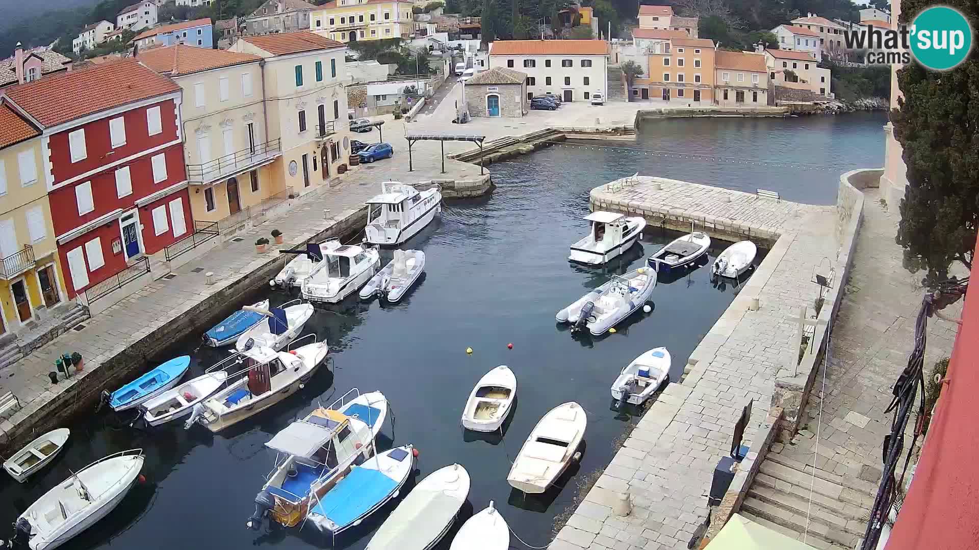 Veli Lošinj spletna kamera – trg