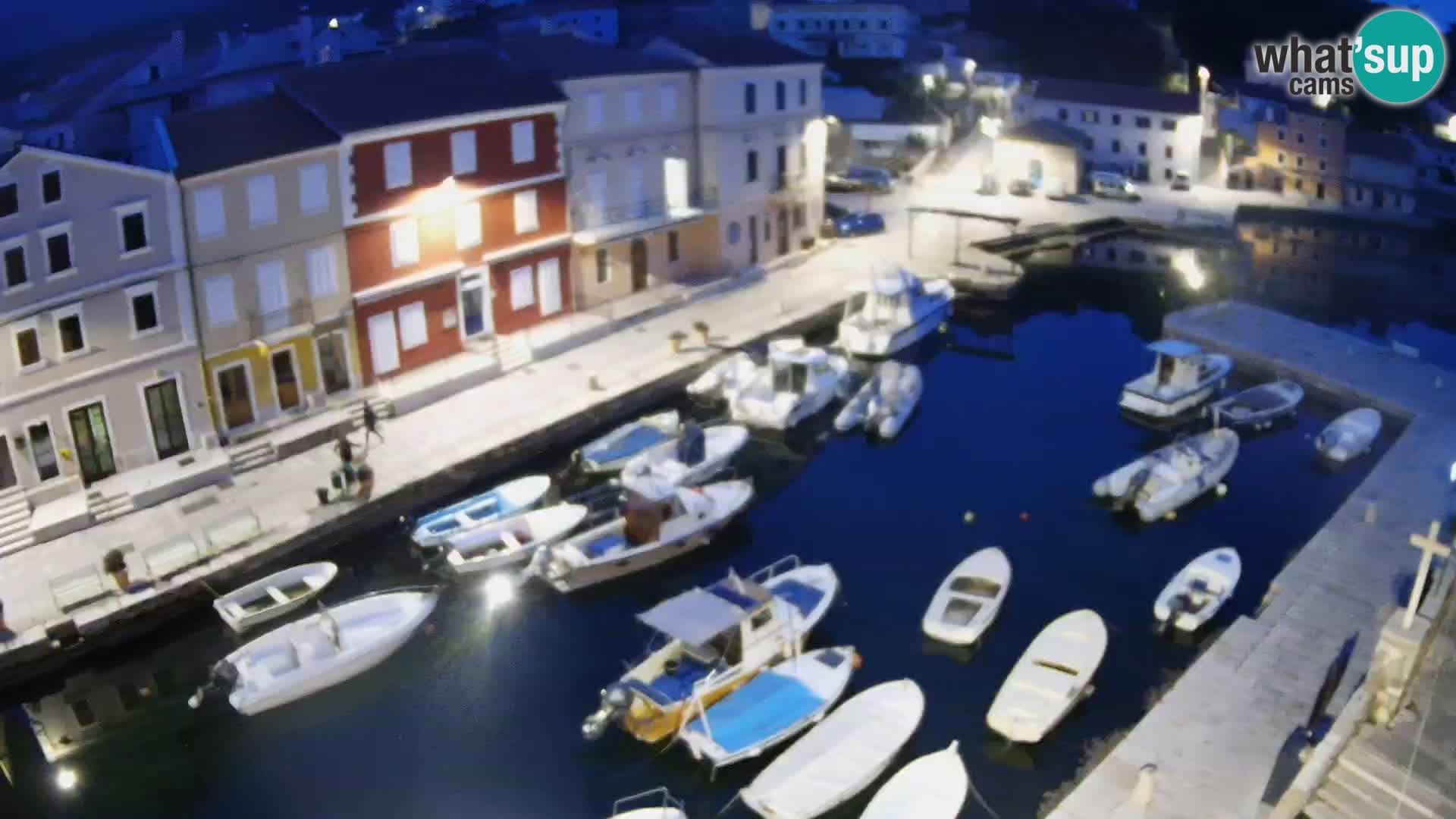 Lussingrande webcam – Piazzetta