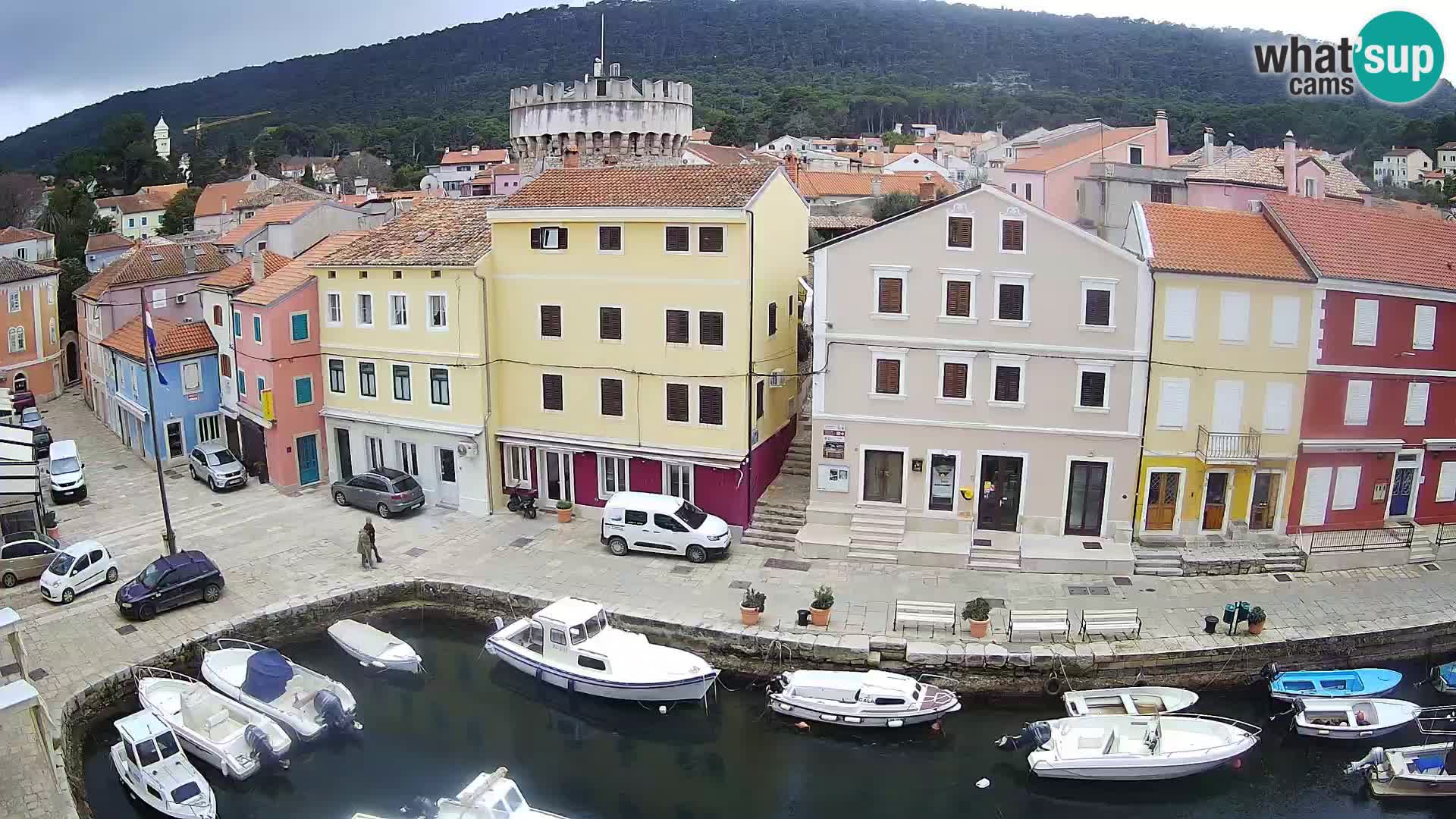 Veli Lošinj camera en vivo – plaza