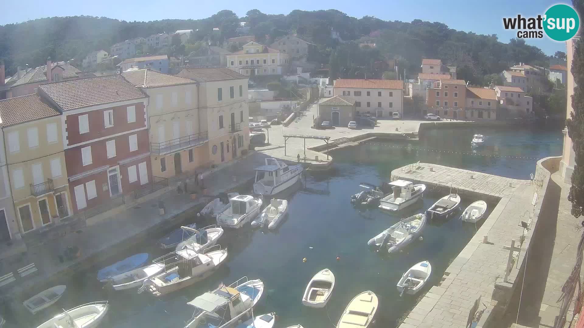 Veli Lošinj camera en vivo – plaza