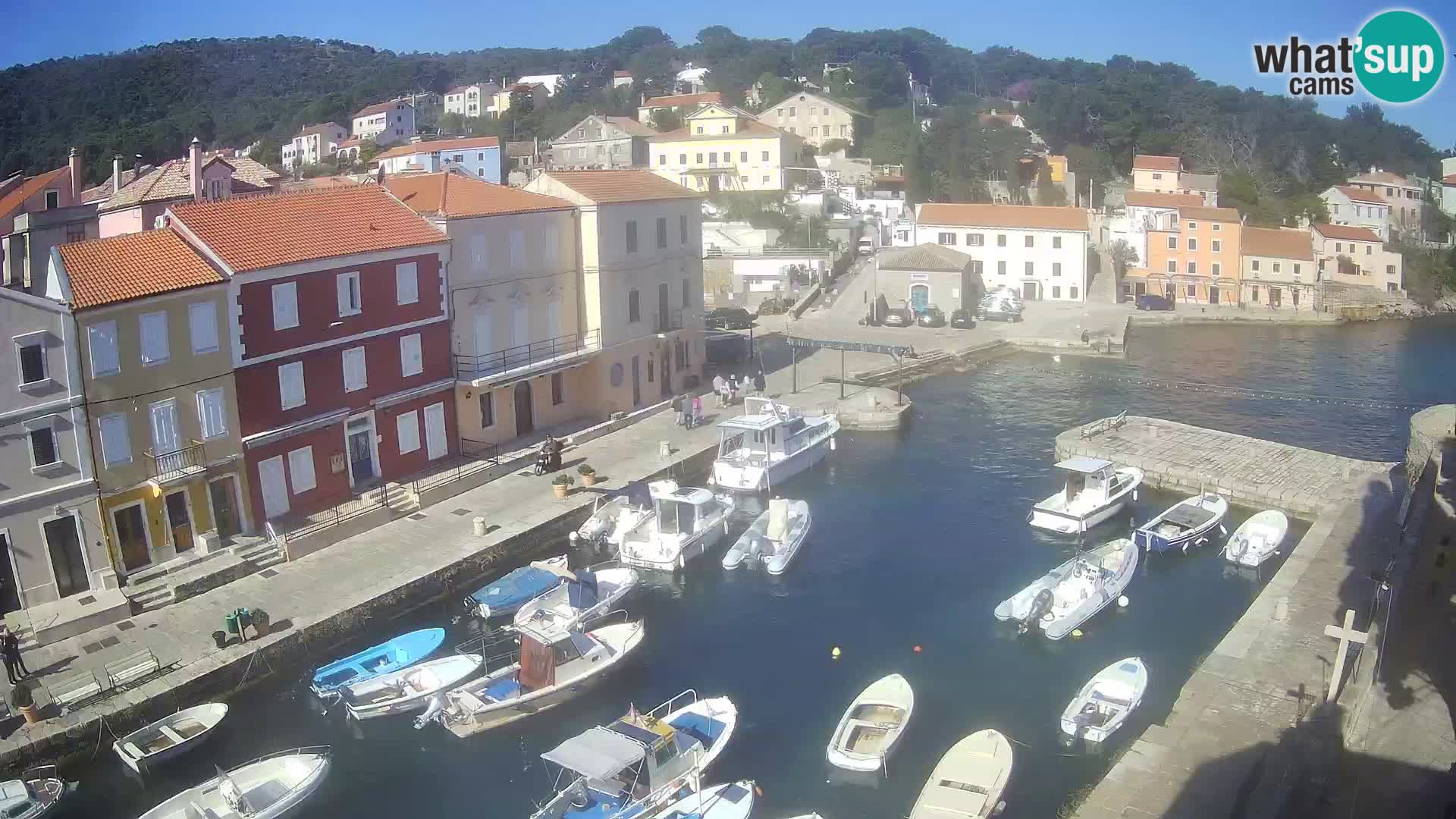 Veli Lošinj web kamera – trgič