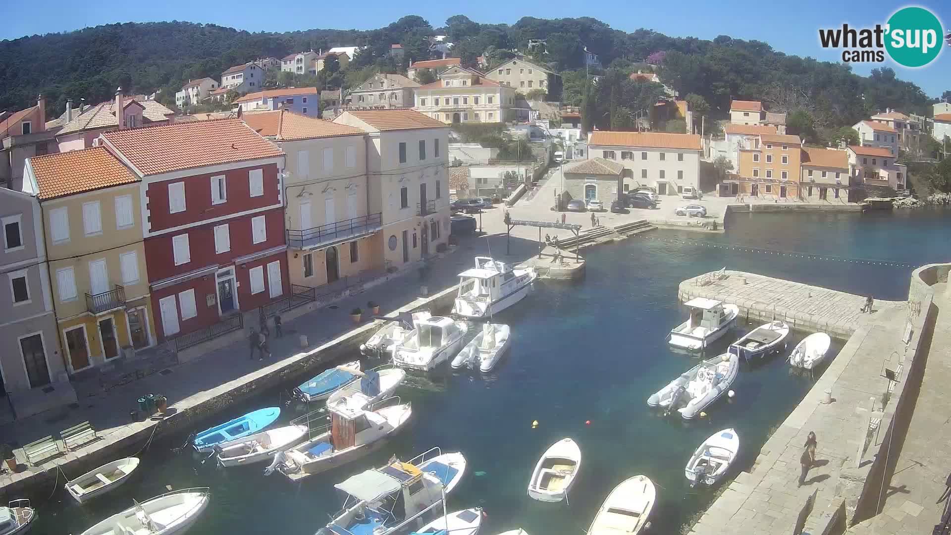 Veli Lošinj camera en vivo – plaza
