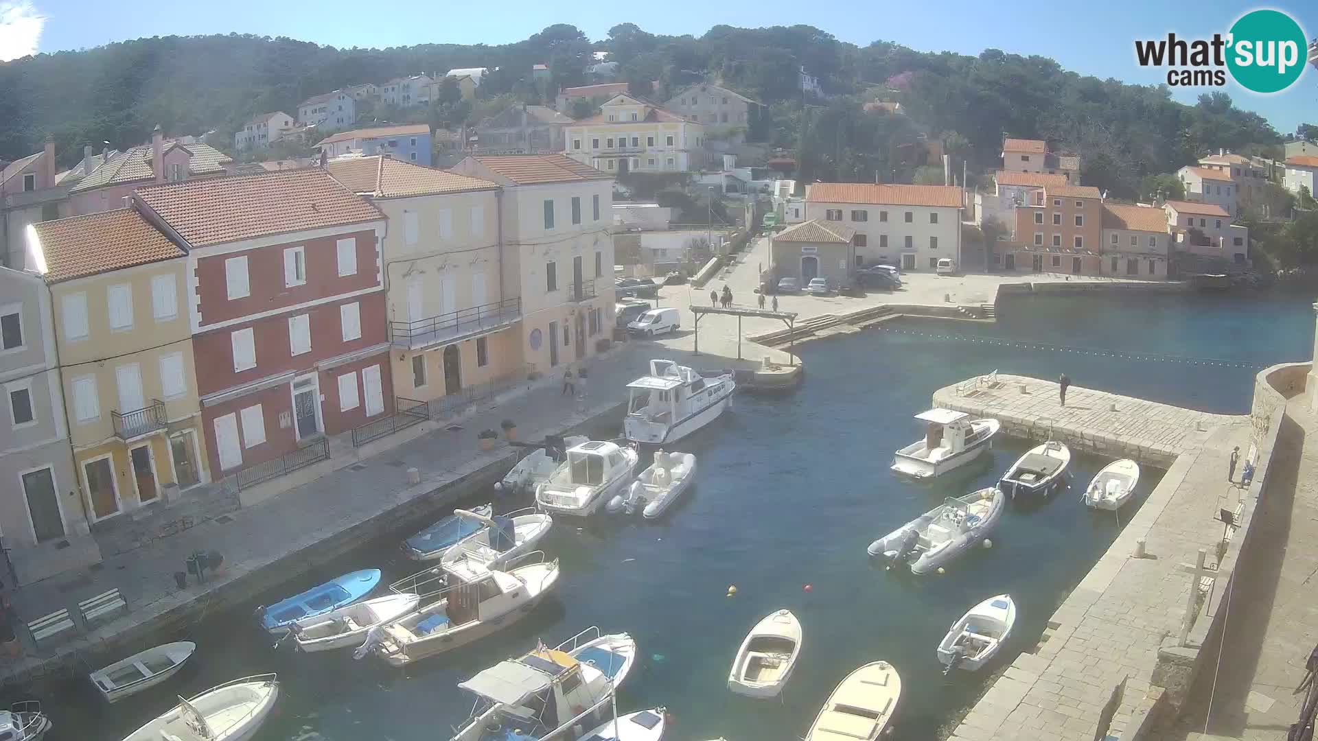 Veli Lošinj camera en vivo – plaza