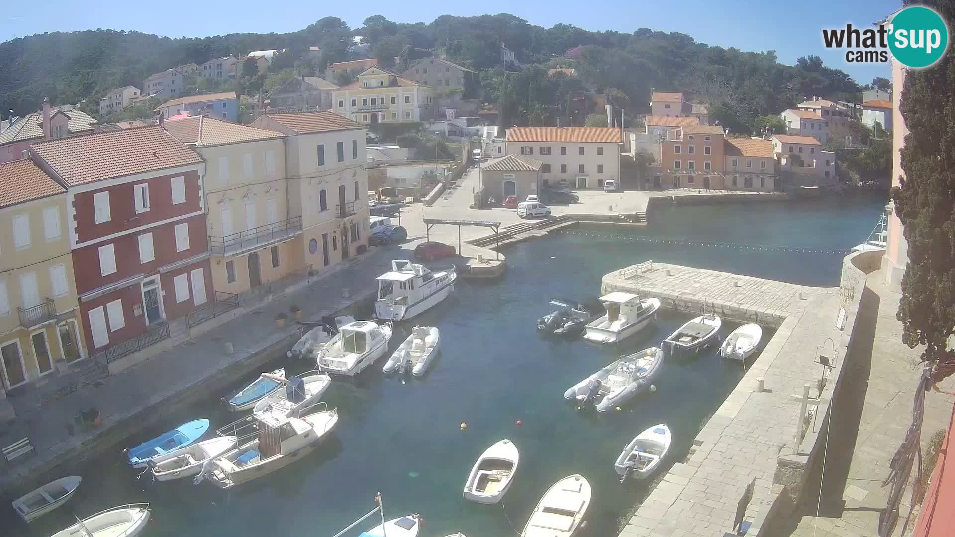 Veli Lošinj camera en vivo – plaza