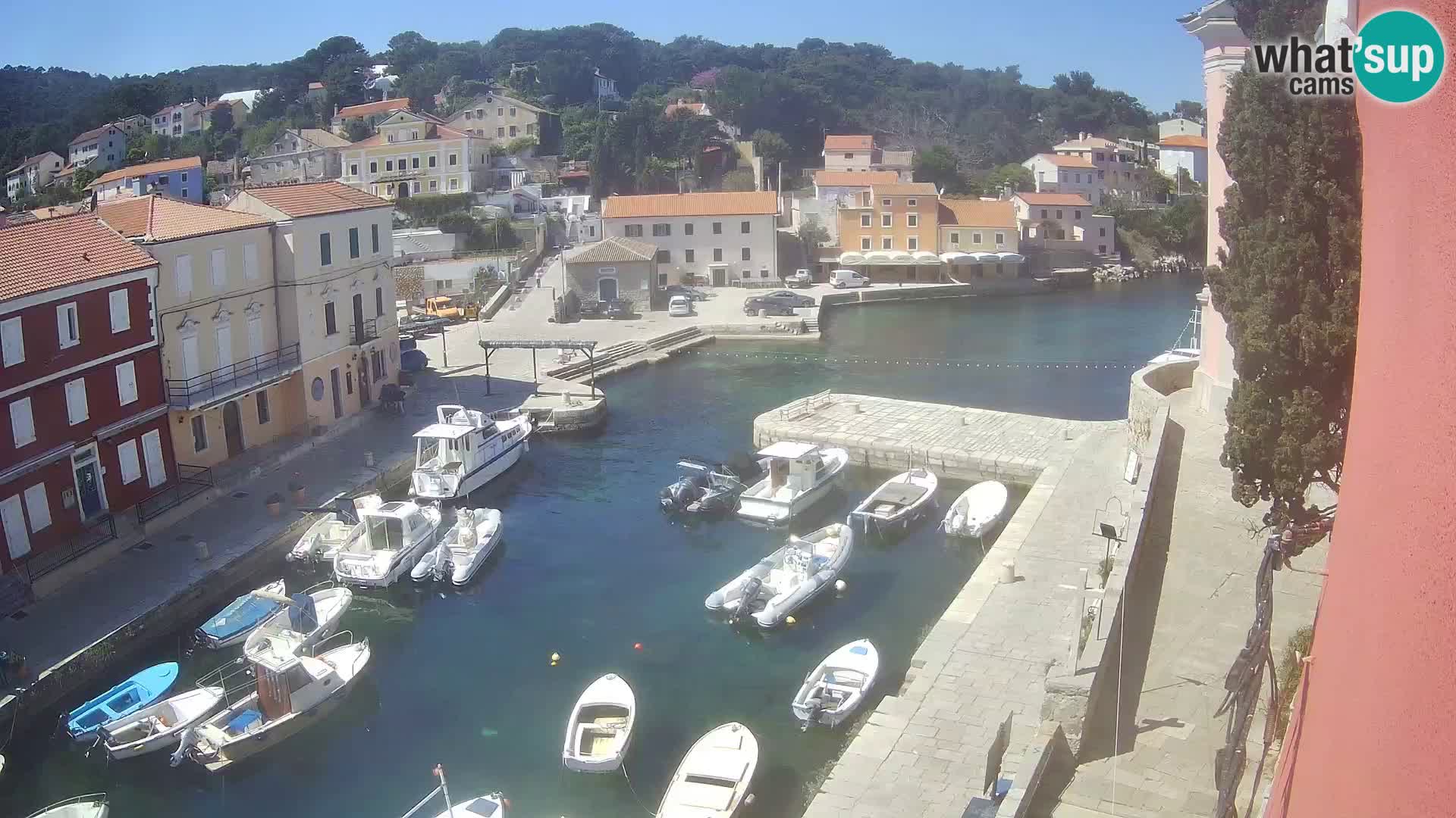 Veli Lošinj camera en vivo – plaza
