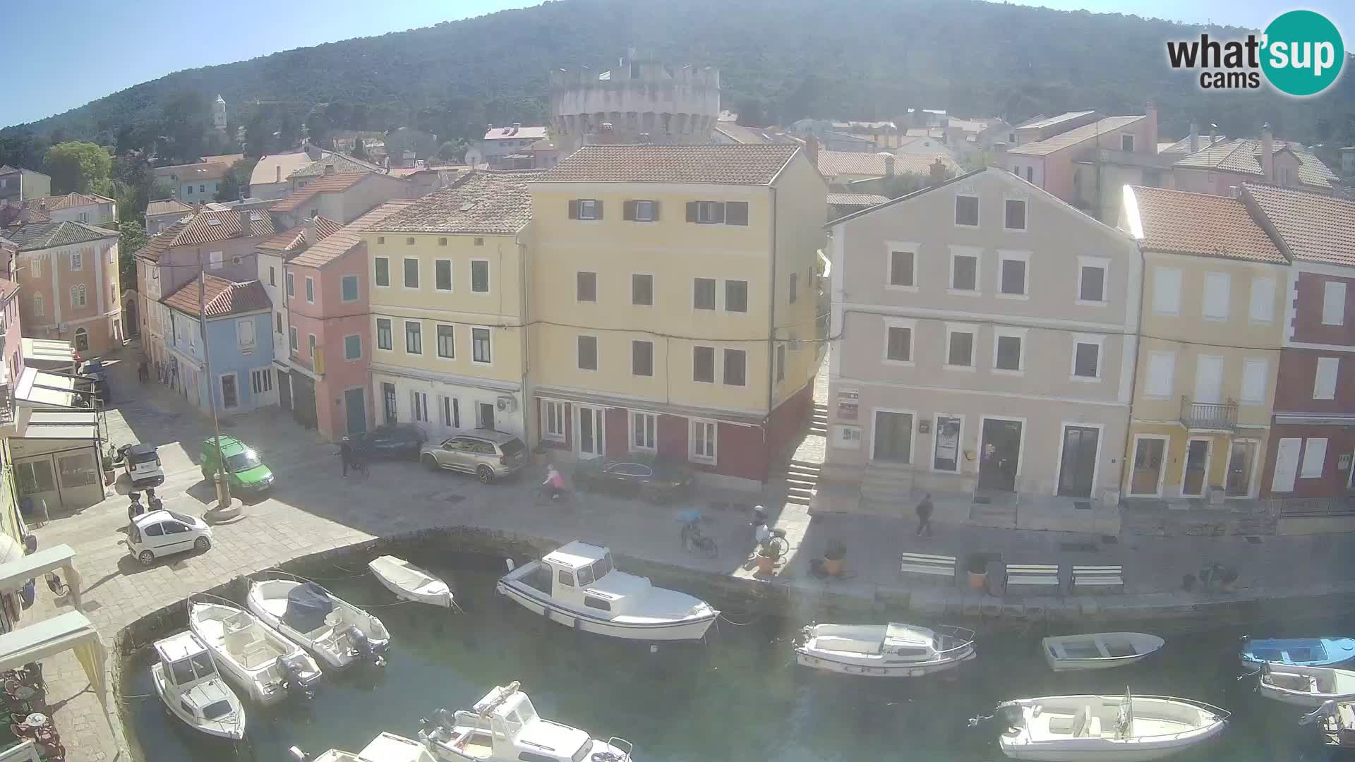 Veli Lošinj web kamera – trgič