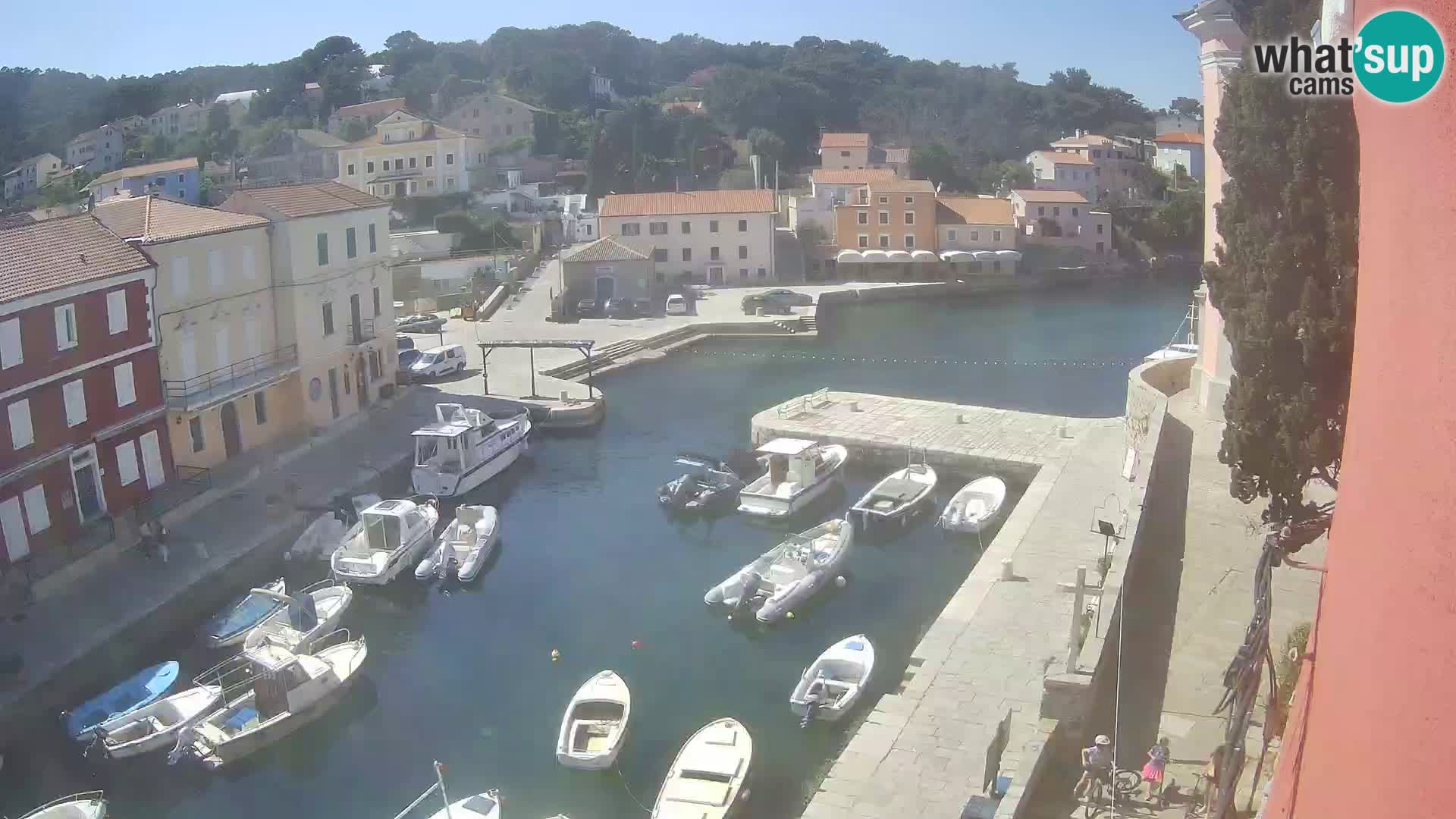 Veli Lošinj camera en vivo – plaza