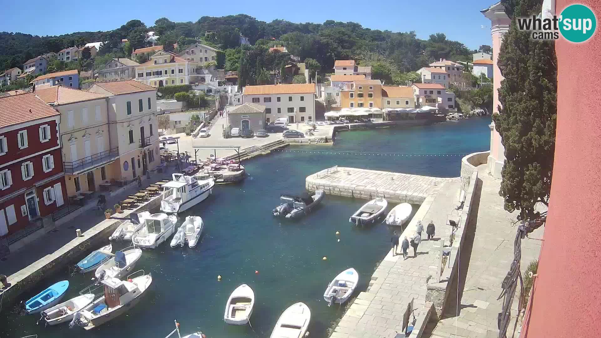 Veli Lošinj web kamera – trgič