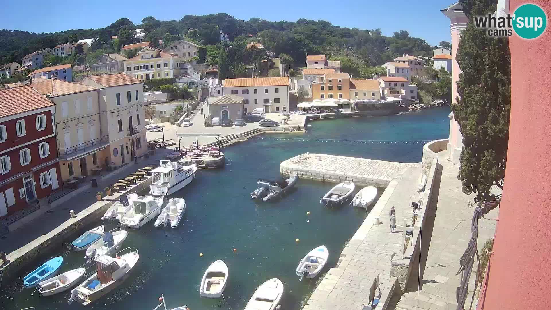 Veli Lošinj camera en vivo – plaza