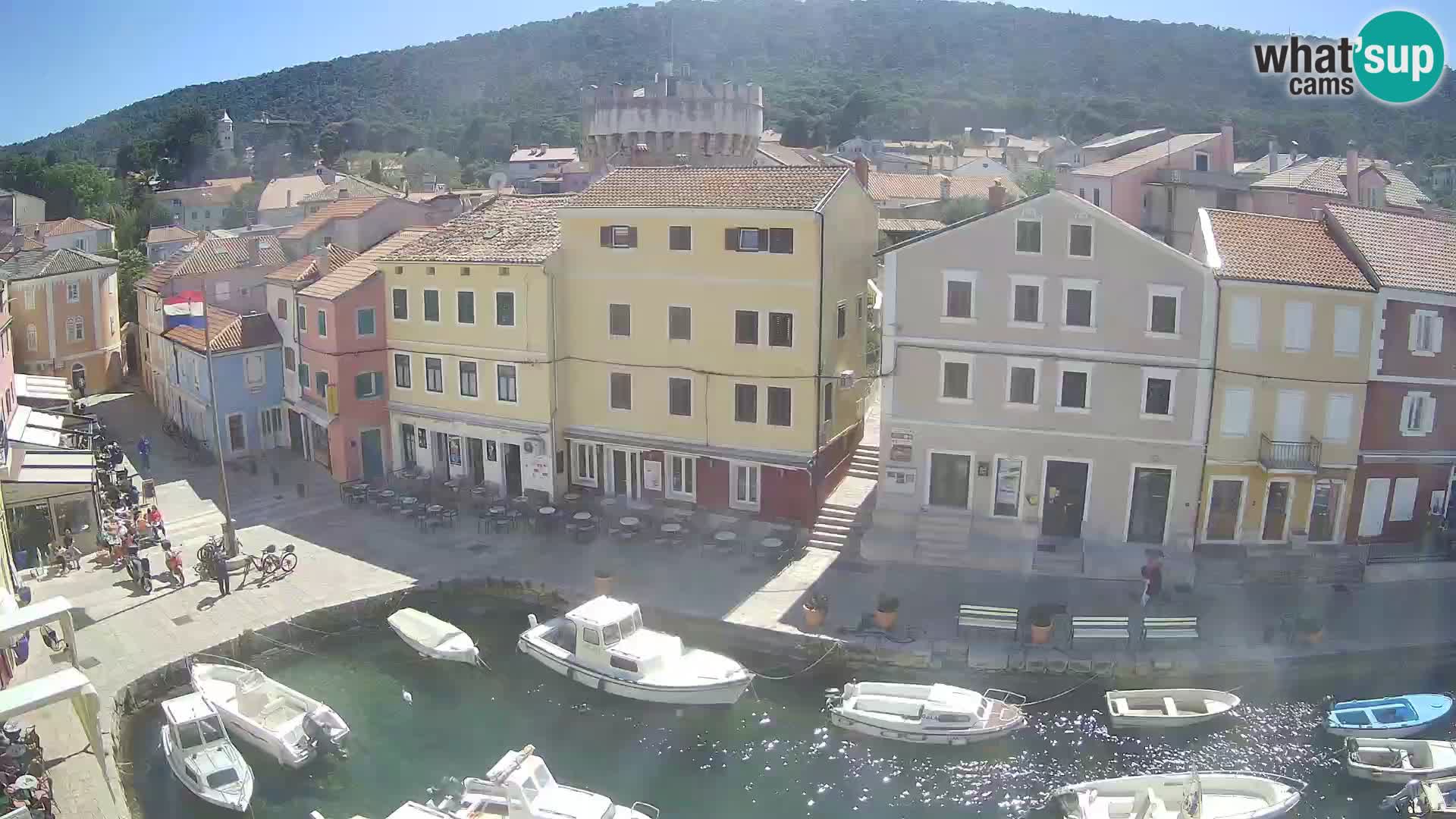 Lussingrande webcam – Piazzetta