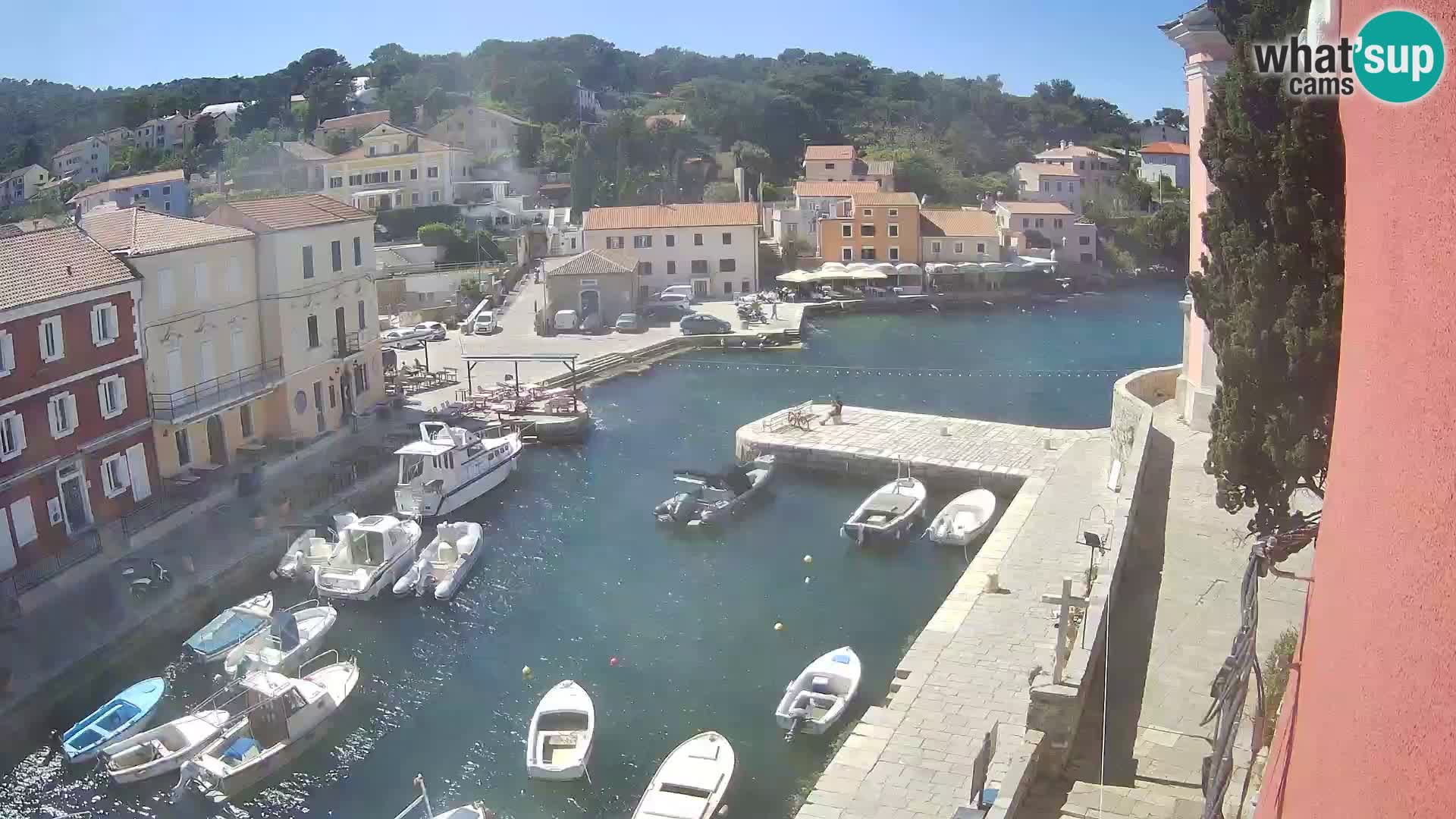 Veli Lošinj camera en vivo – plaza