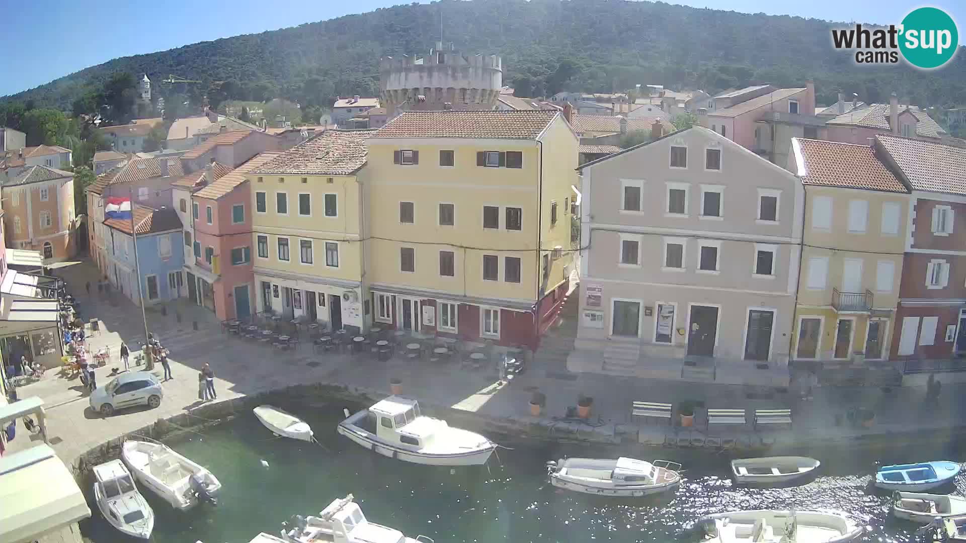 Veli Lošinj camera en vivo – plaza