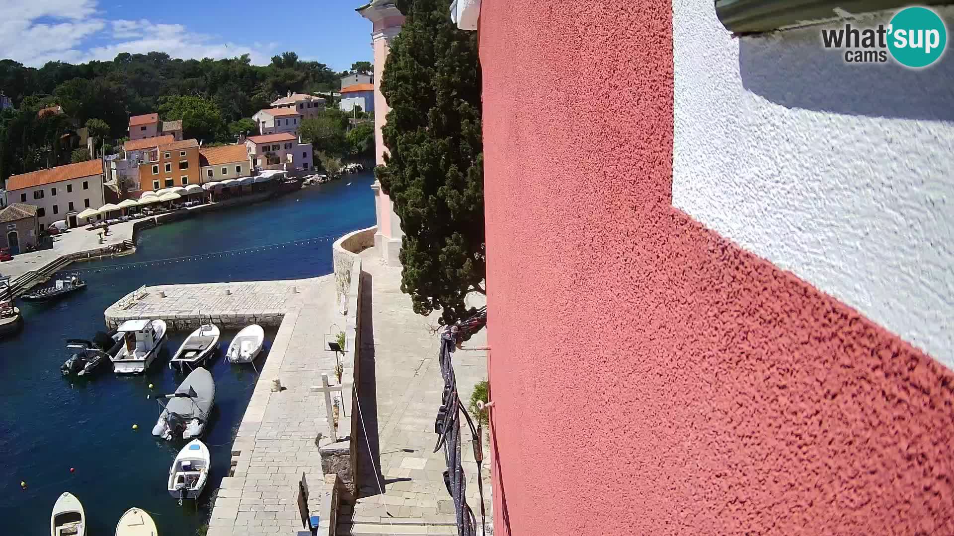 Veli Lošinj web kamera – trgič