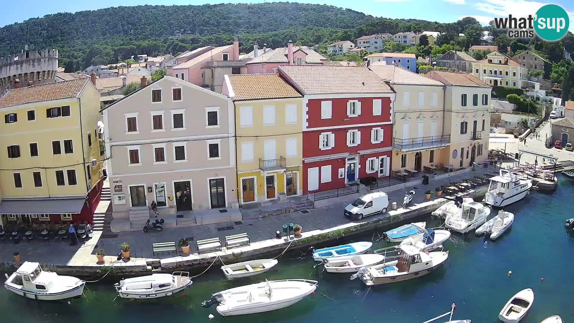 Veli Lošinj spletna kamera – trg