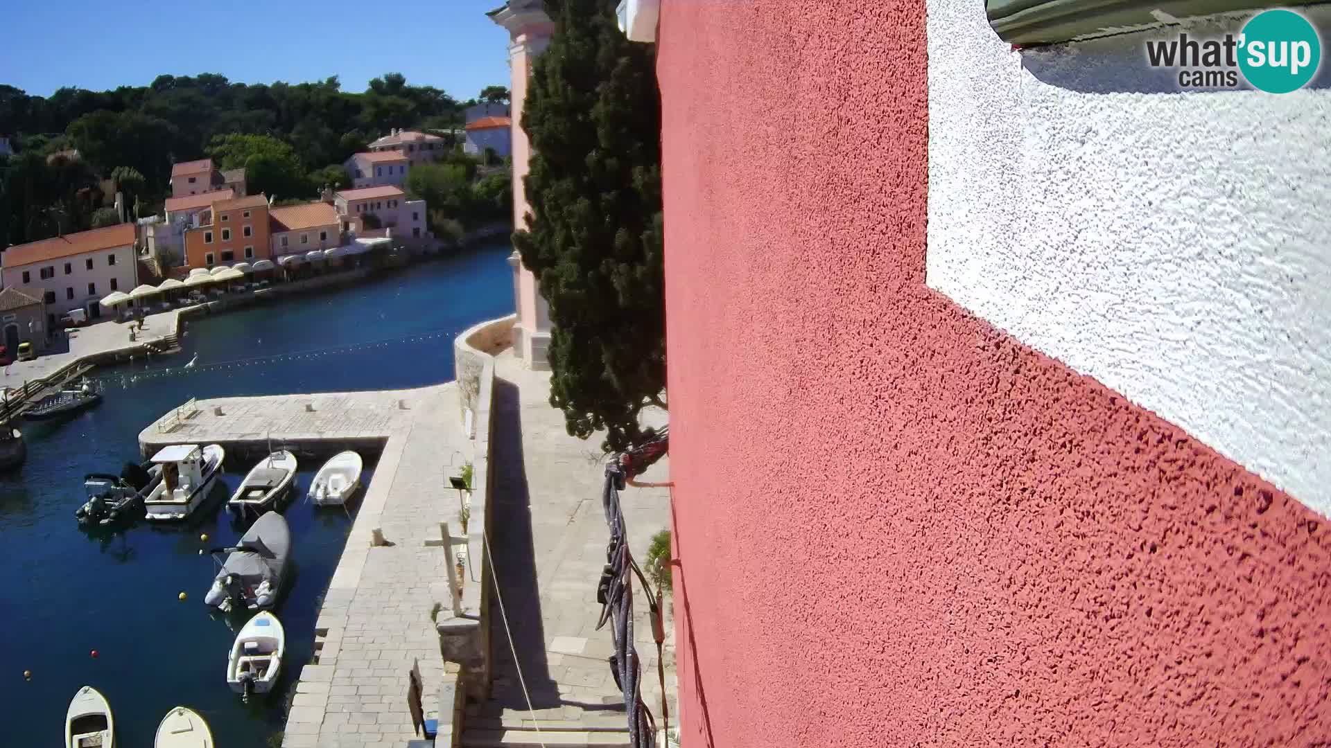 Veli Lošinj web kamera – trgič