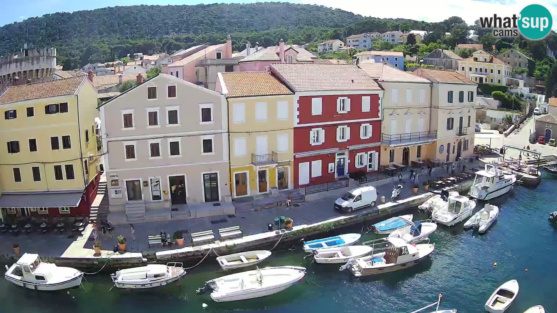 Veli Lošinj web kamera – trgič