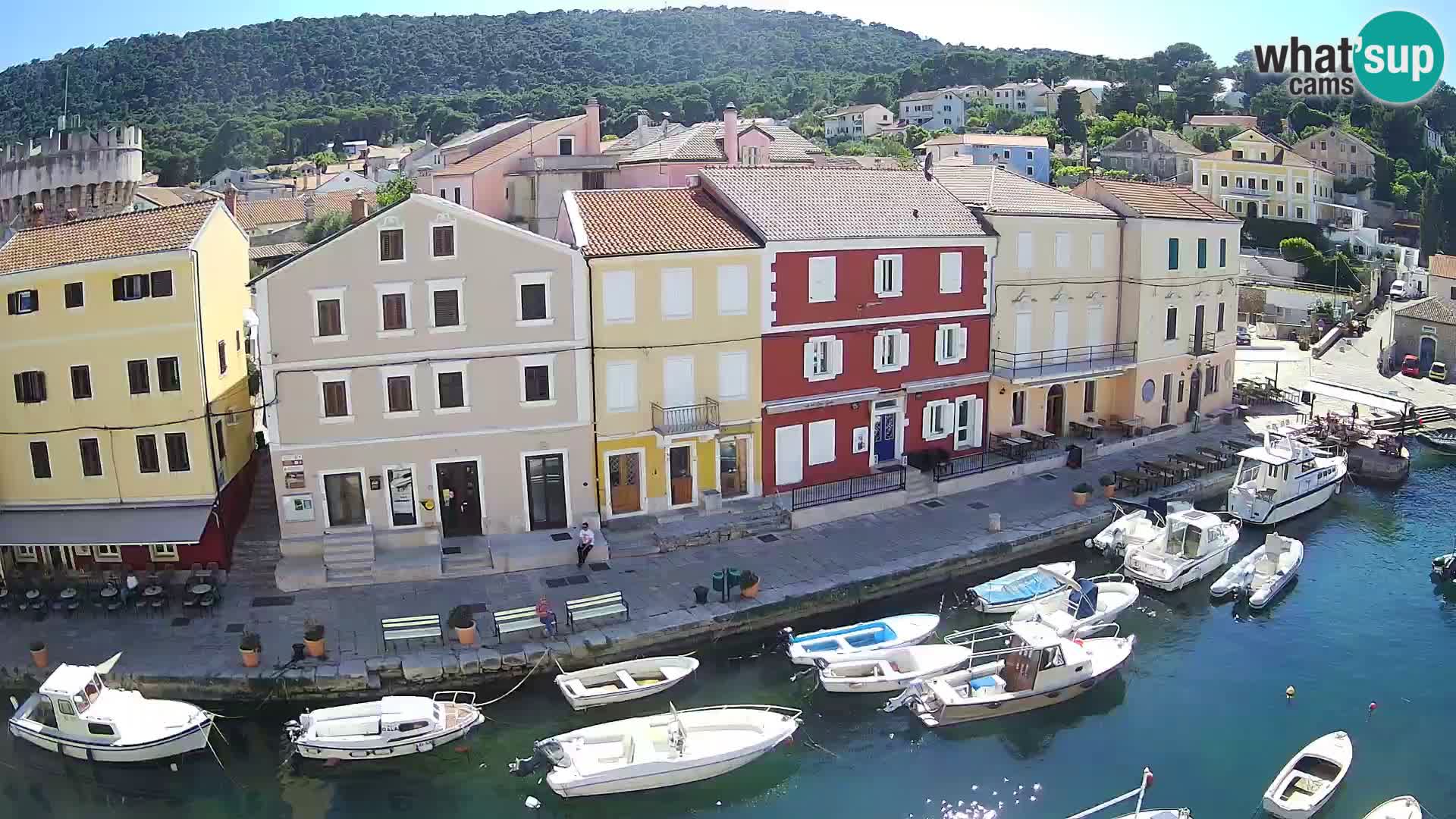 Veli Lošinj web kamera – trgič