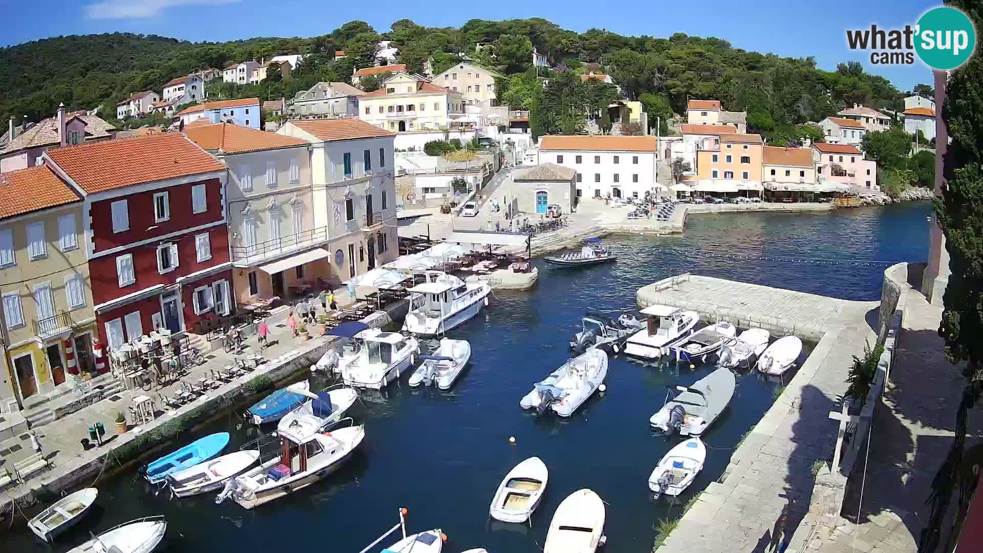 Veli Lošinj camera en vivo – plaza