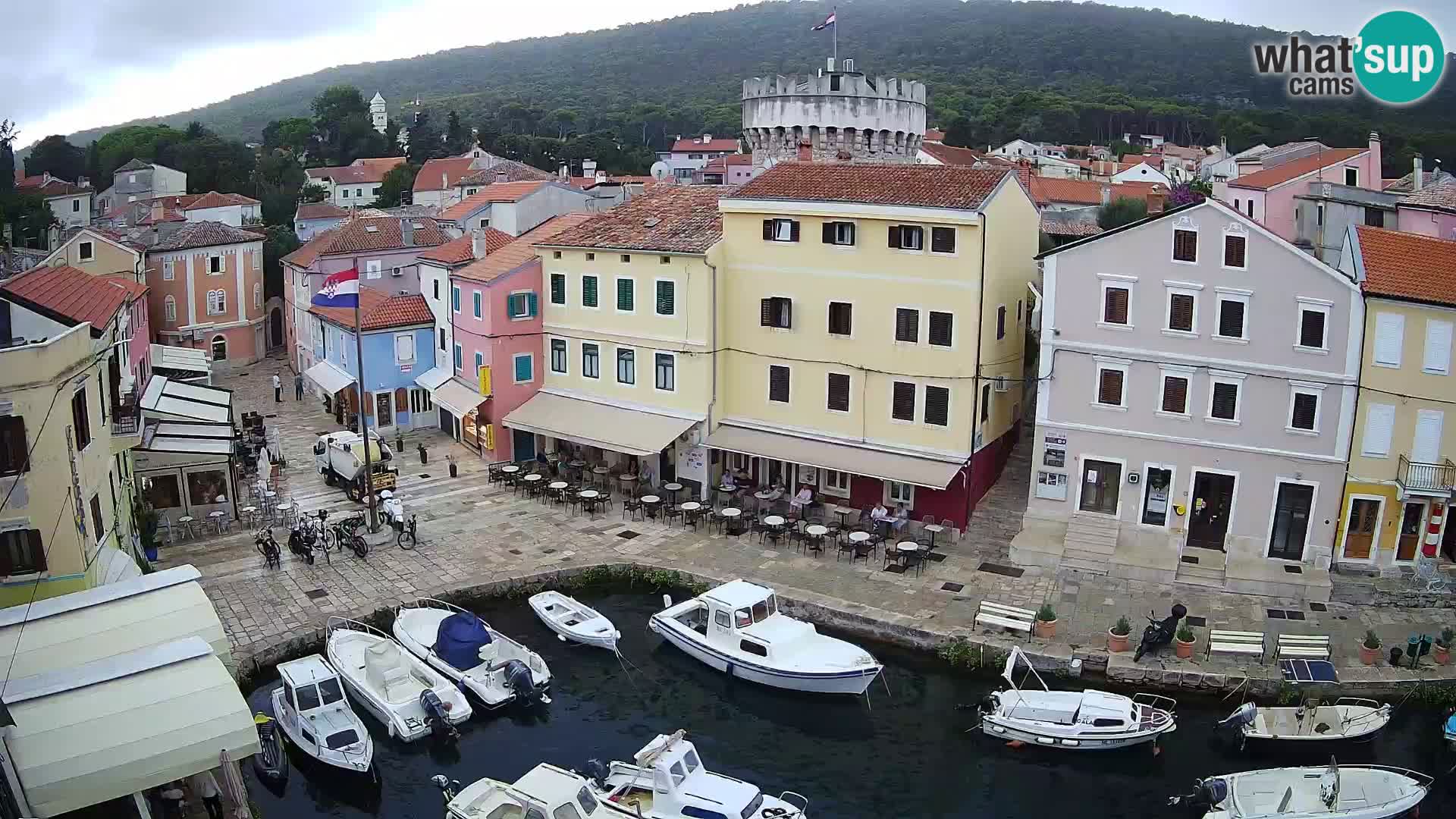 Lussingrande webcam – Piazzetta