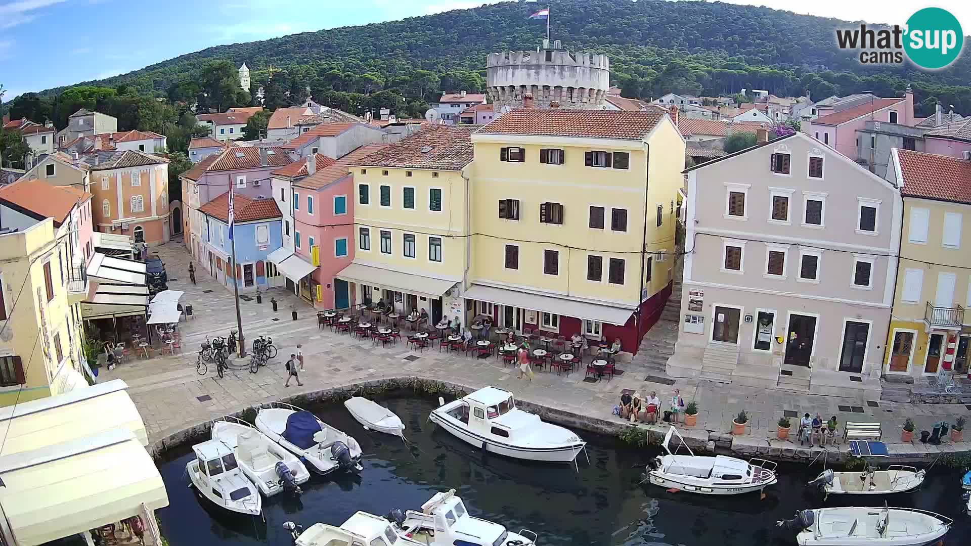 Lussingrande webcam – Piazzetta