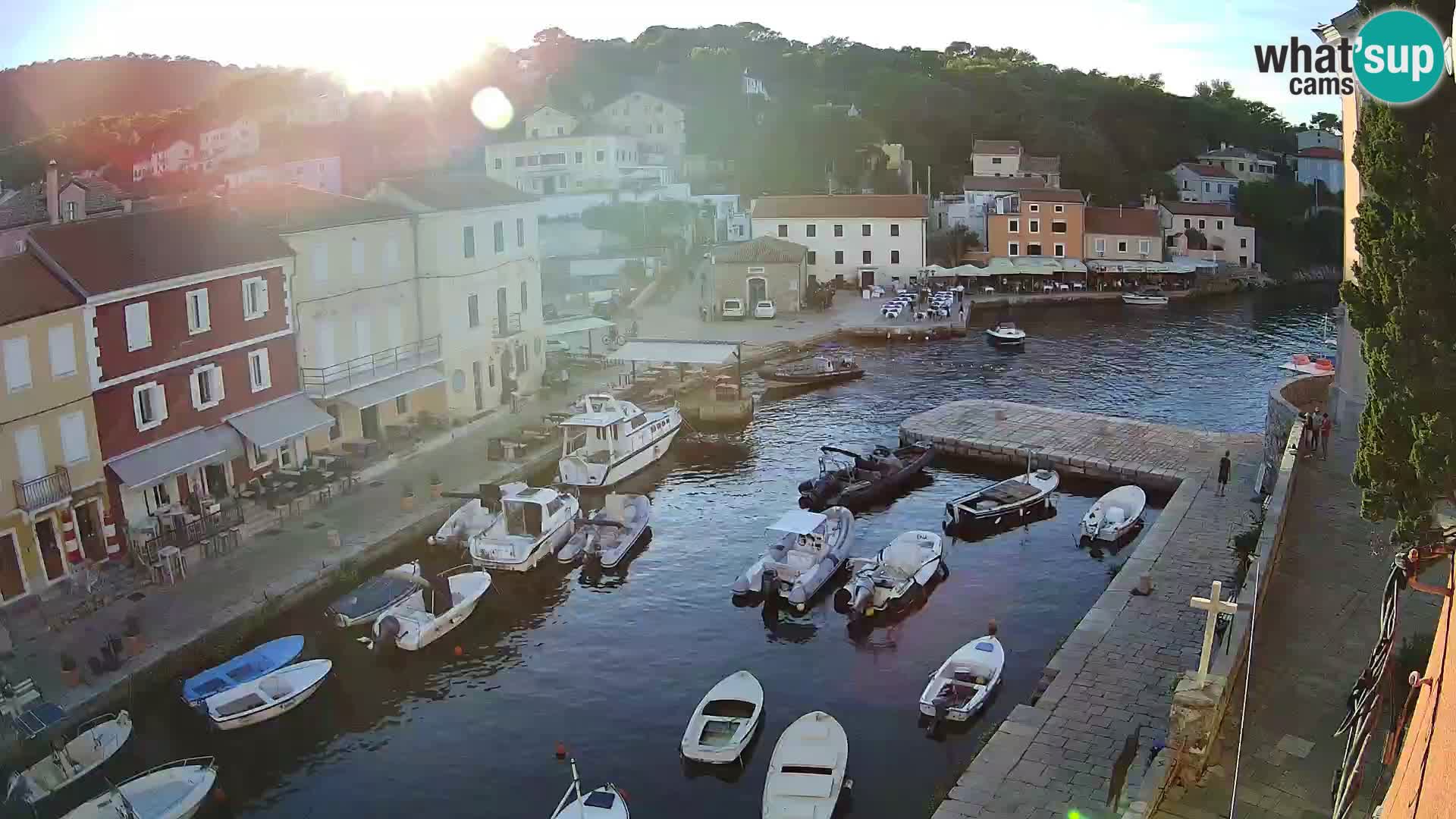 Veli Lošinj camera en vivo – plaza