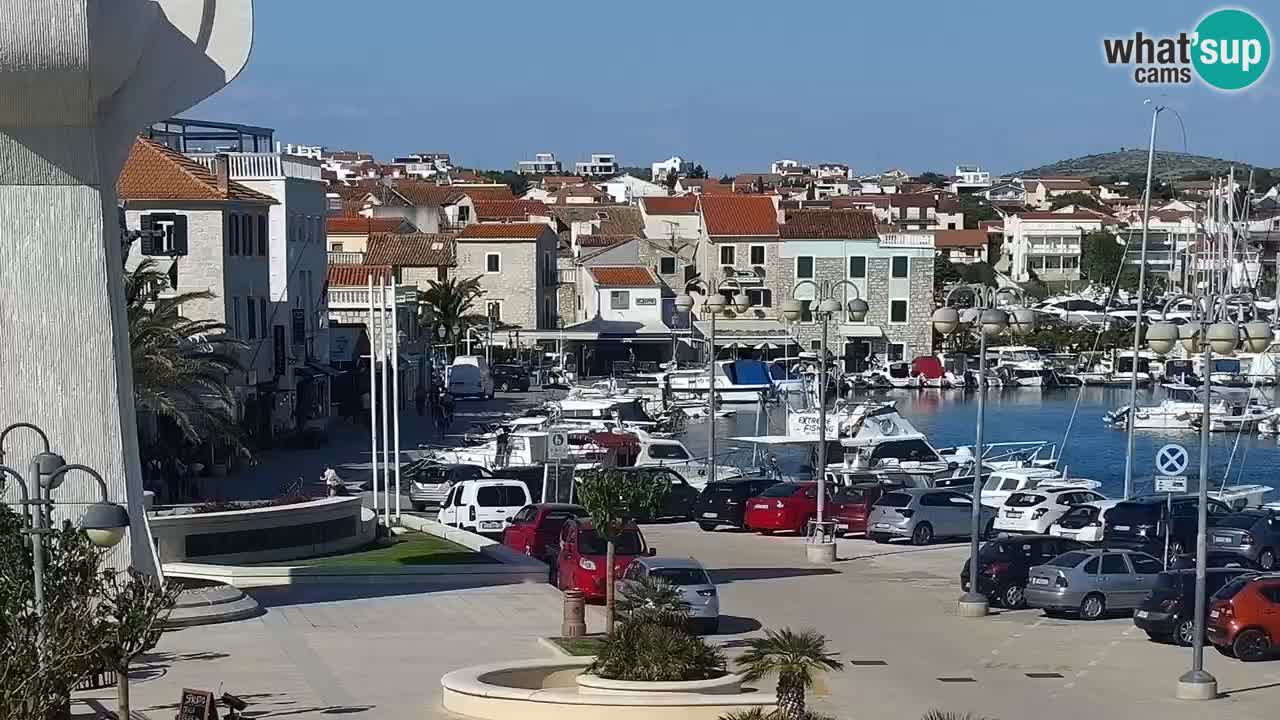 Vodice web kamera – marina i riva