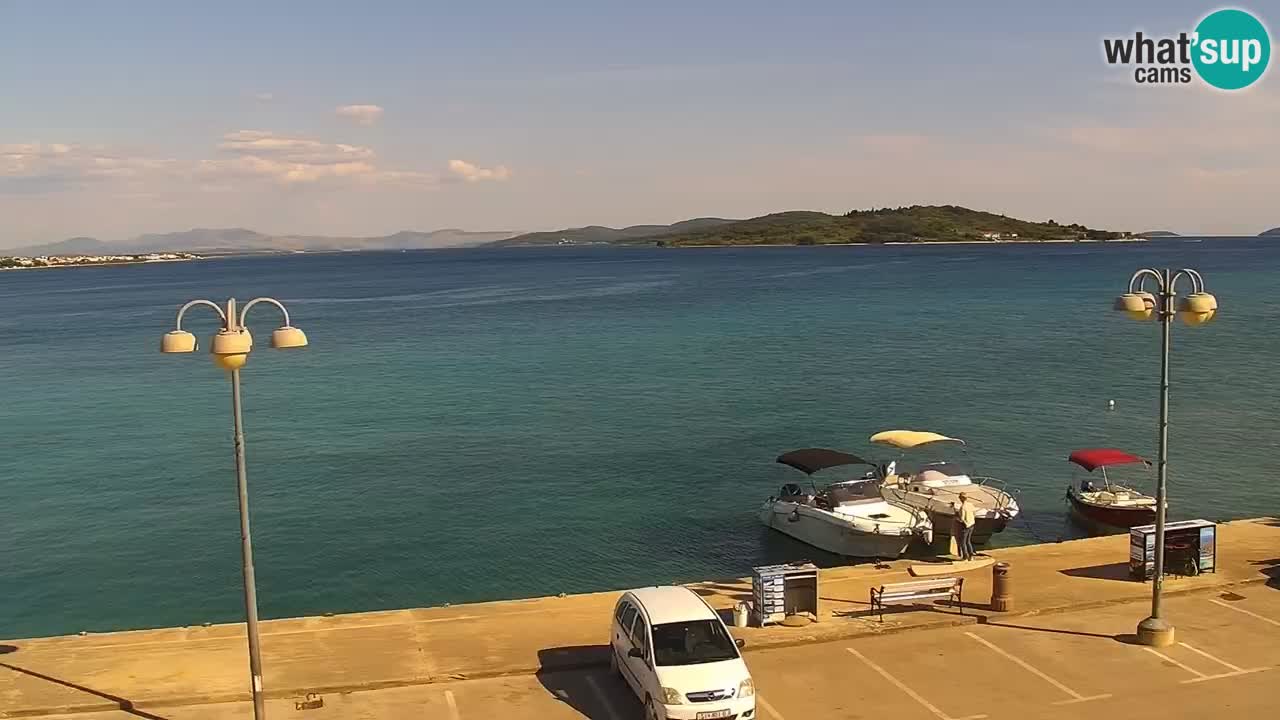 Vodice Live webcam – marina and  seafront