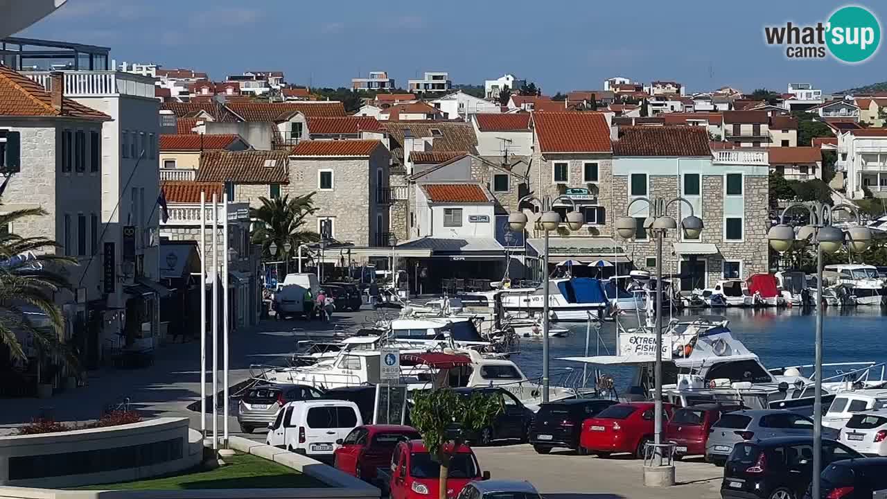 Vodice spletna kamera – marina in riva
