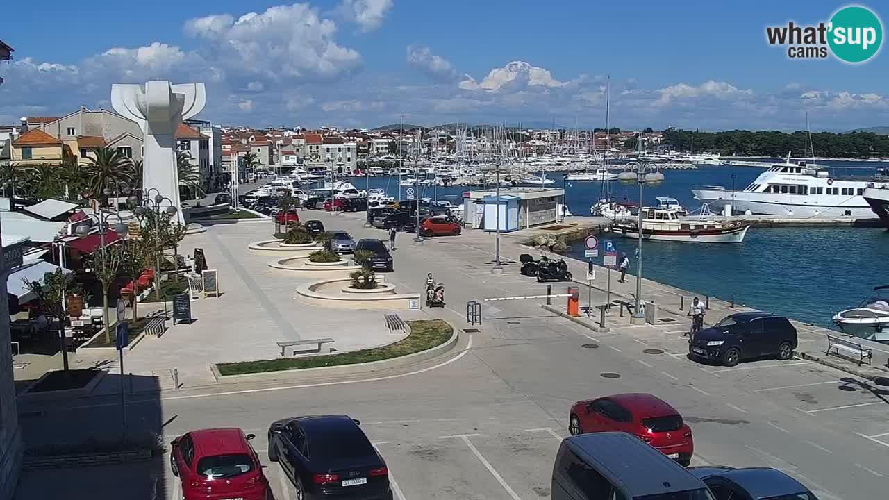 Vodice webcam live – front de mer