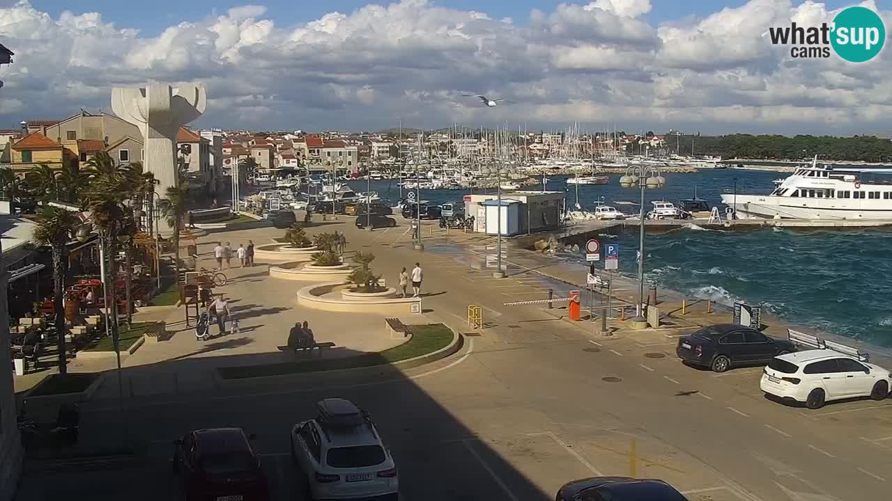 Vodice webcam live – front de mer