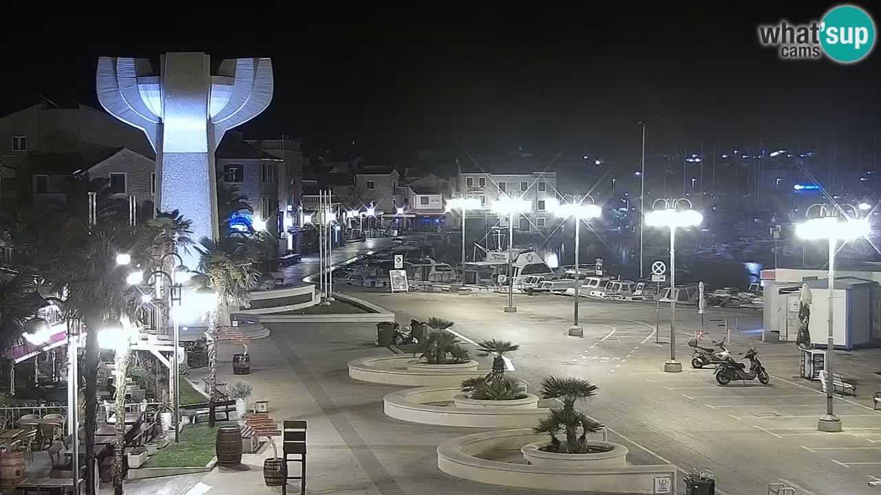 Vodice webcam – marina i meer