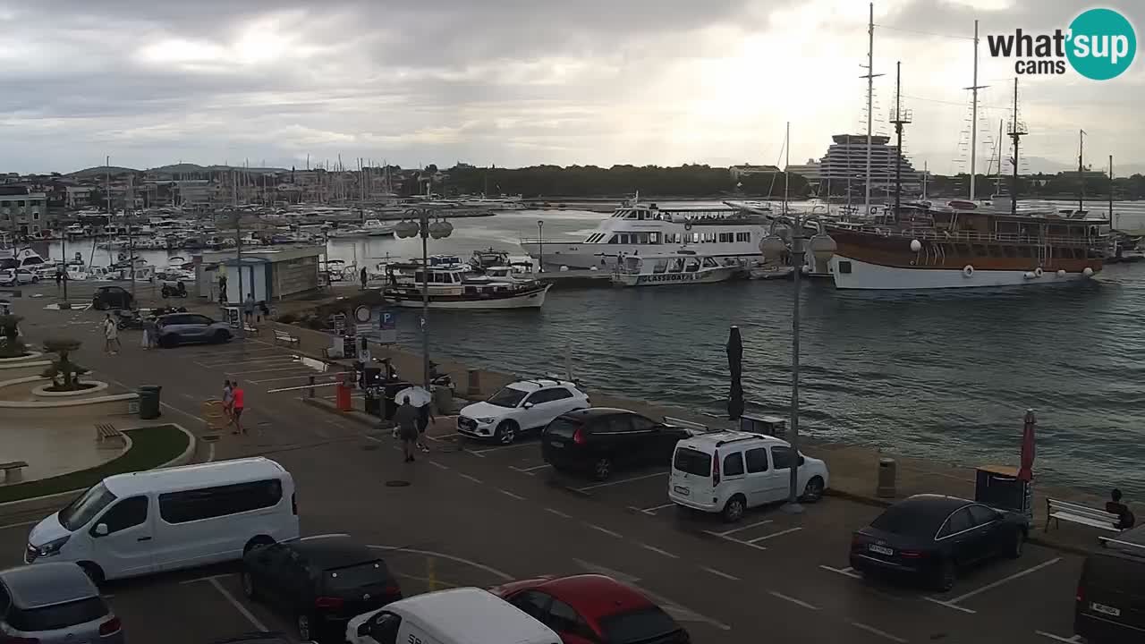 Vodice Live webcam – marina and  seafront