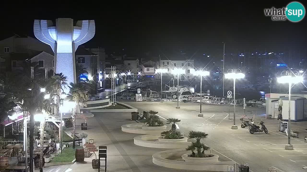 Vodice webcam live – front de mer