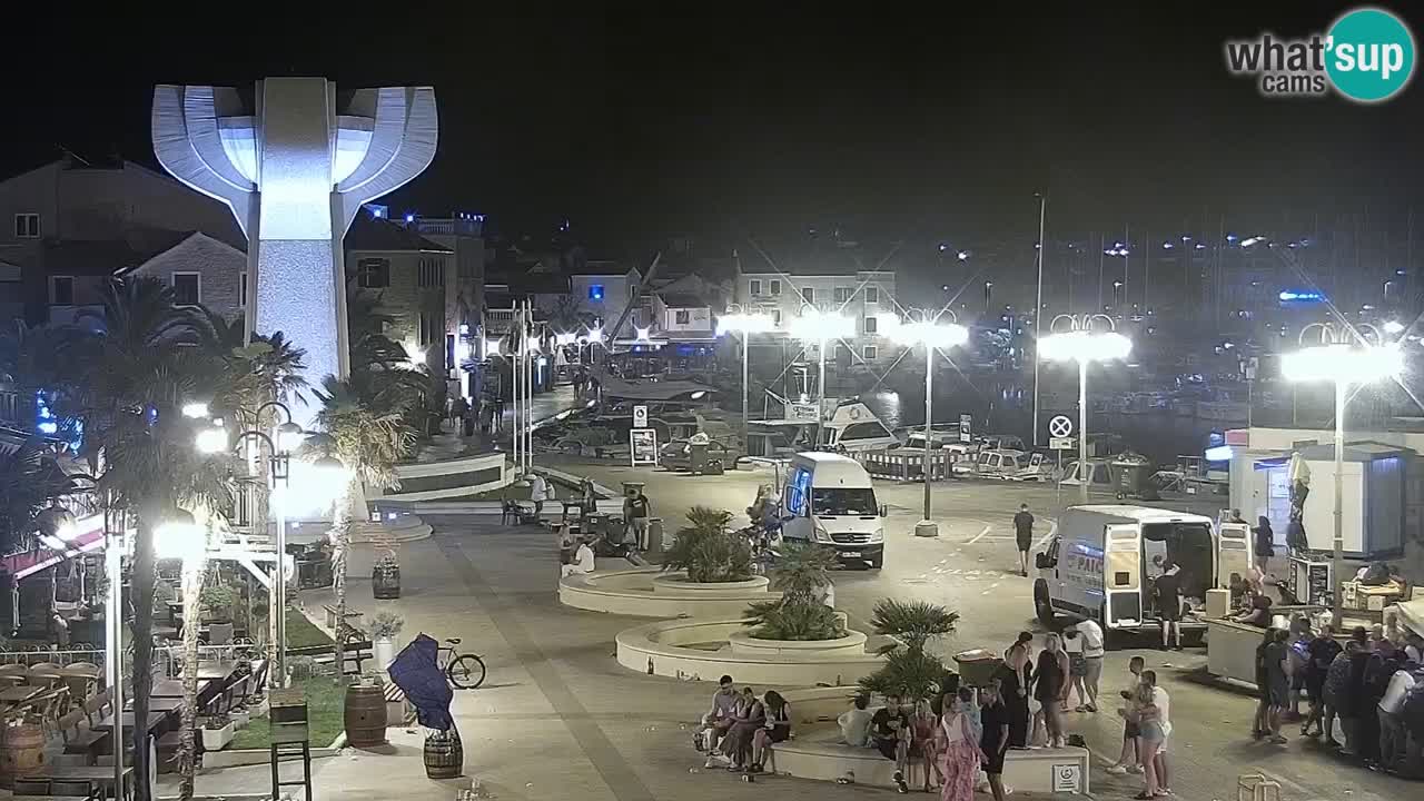 Vodice webcam live – front de mer