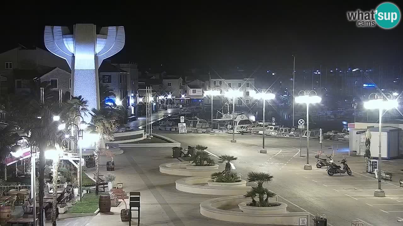 Vodice webcam – marina i meer