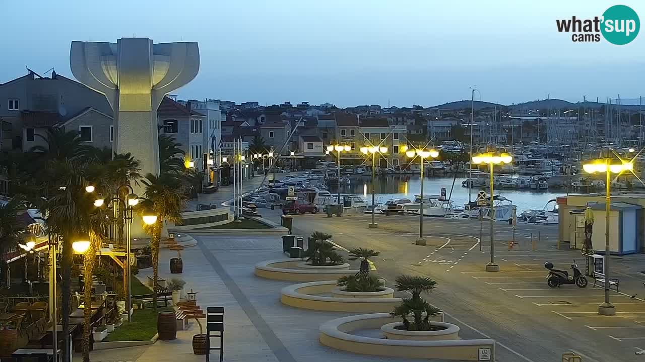 Vodice webcam – marina i meer