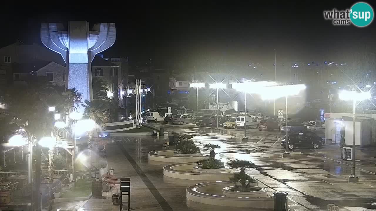 Vodice webcam live – front de mer